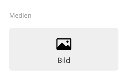 BildBlock im Medienbereich der Inhaltsblöcke