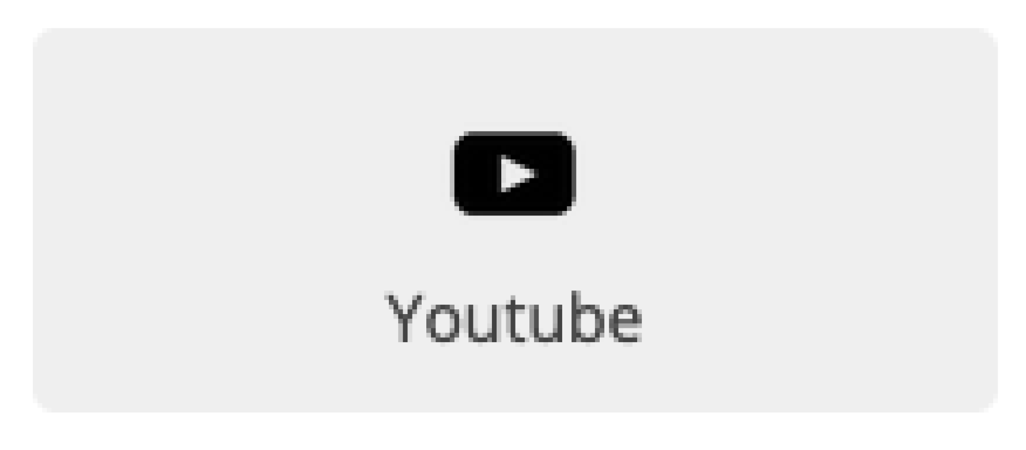 Youtube Button mit Icon