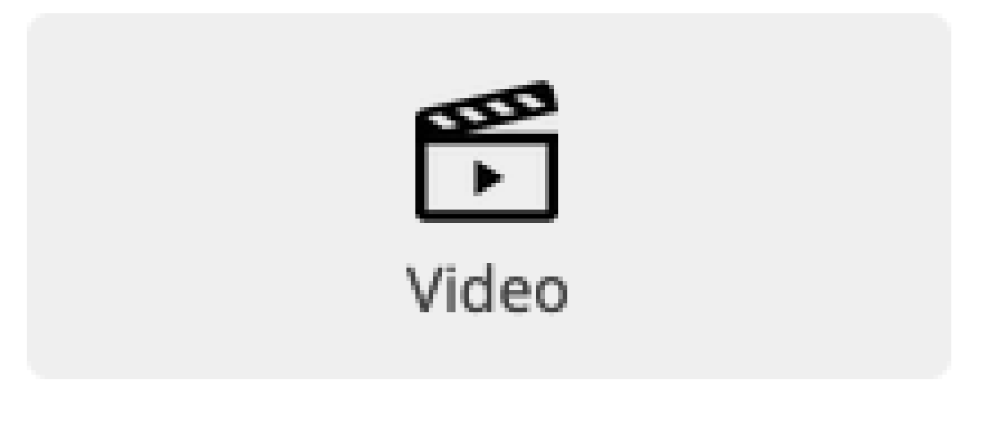 Button Video mit Icon