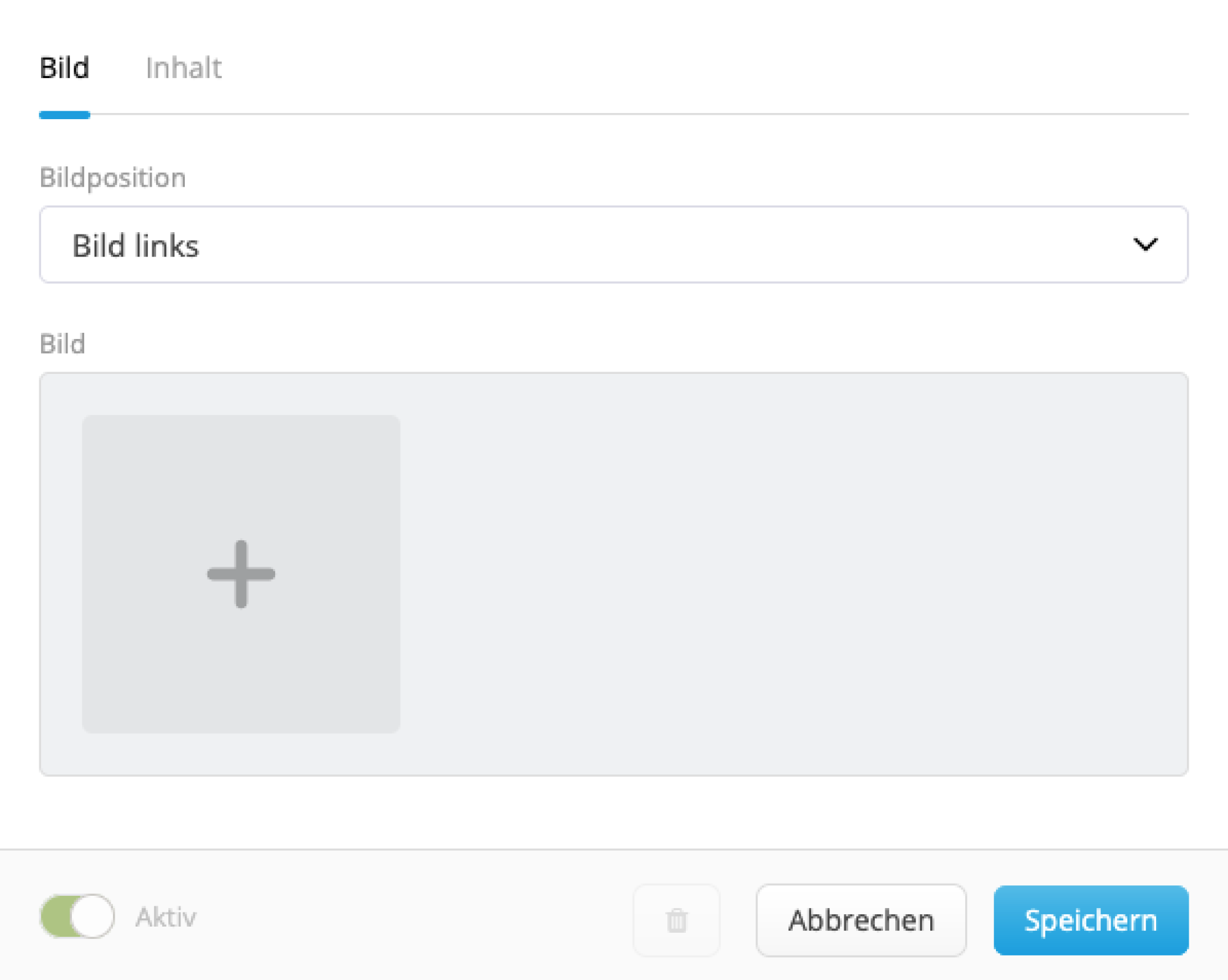 Bildbereich des Blocks