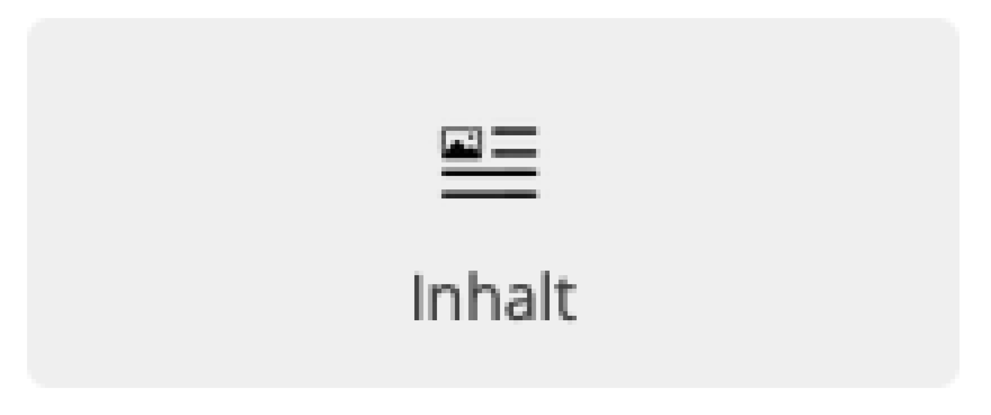 Button Inhalt mit Icon