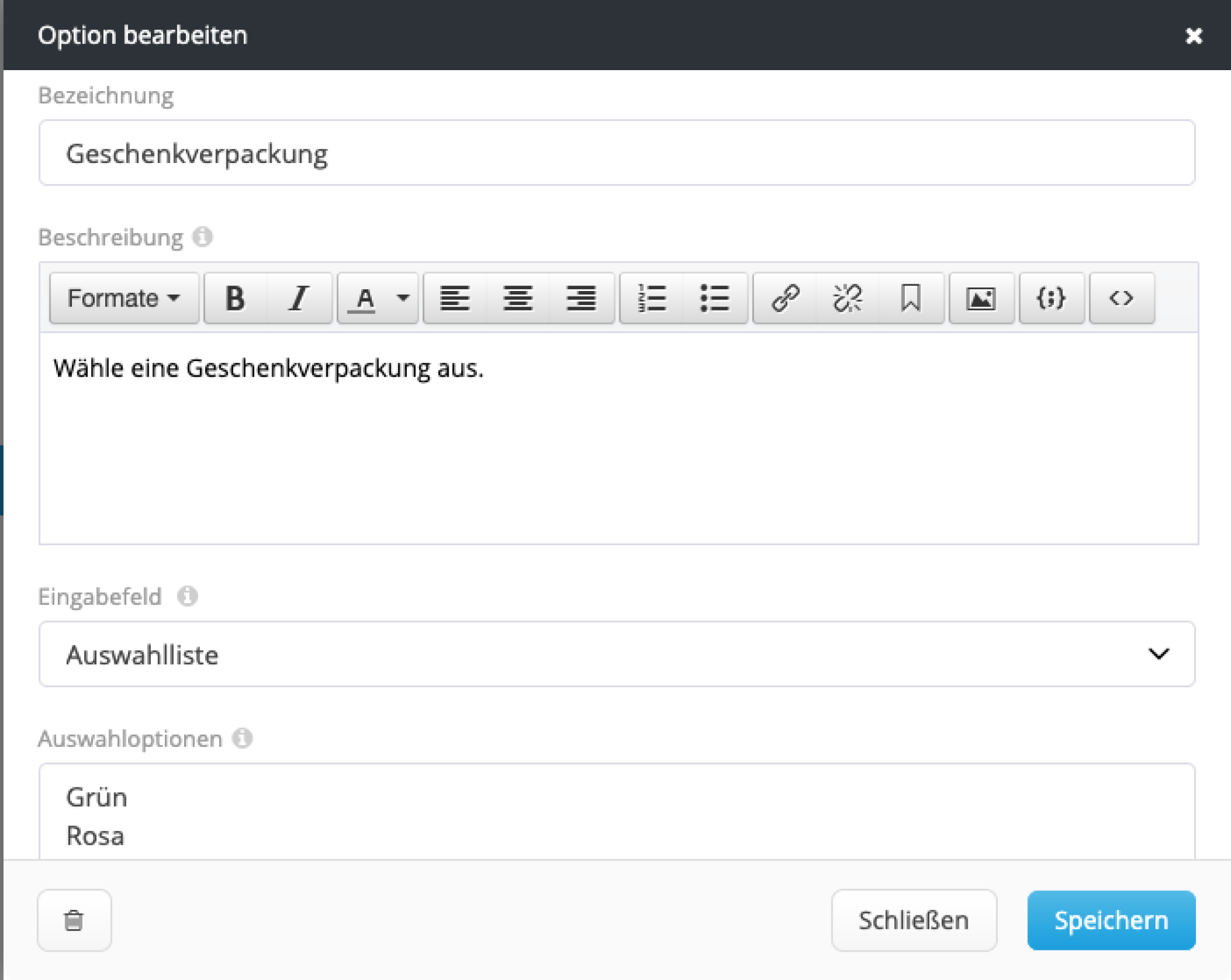 Beispiel einer Geschenkverpackung Beispiel einer Geschenkverpackung